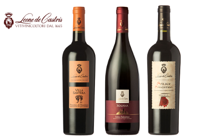 Tris di vini Leone De Castris-0